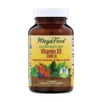 foto харчова добавка вітаміни в таблетках megafood vitamin d3 2000 iu, 60 шт