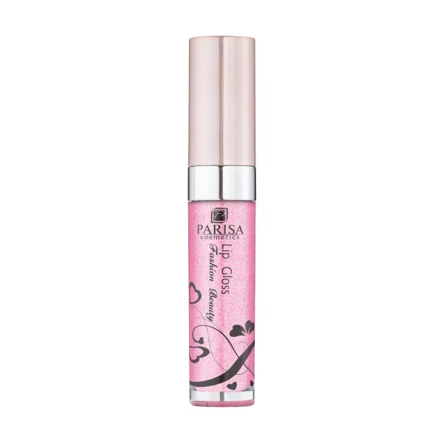 foto блиск для губ parisa cosmetics lip gloss fashion beauty lg612, 77 рожевий кварц, 7 мл
