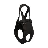 foto підтримувальна шлейка для собак trixie розмір l, чорна, 65-75 см