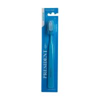 foto зубна щітка president extra soft sensitive біло-синя
