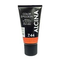 foto відтінкова емульсія alcina color emulsion 7.44 medium blonde intensive copper , 150 мл