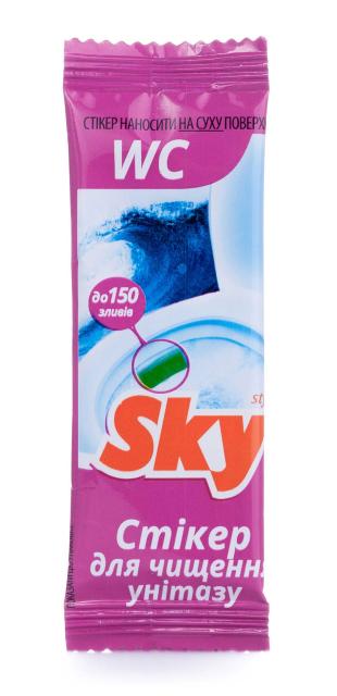 foto стікер для очищення туалету sky style, 10г