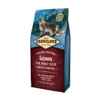foto сухий корм для кішок carnilove cat sensitive & long hair з чутливим травленням, з лососем, 6 кг