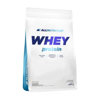 foto дієтична добавка протеїн в порошку allnutrition whey protein полуниця з білим шоколадом, 2.27 кг