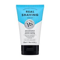 foto чоловічий традиційний крем для гоління the real shaving co. age defence traditional shave cream, 125 мл