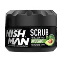 foto чоловічий скраб для обличчя nishman avocado face scrub, 300 мл