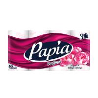 foto туалетний папір papia parfume exotic 3-х шаровий, 16 рулонів