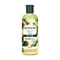 foto живильна емульсія для обличчя farmstay avocado premium pore emulsion з екстрактом авокадо, 350 мл