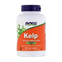 foto дієтична добавка в таблетках now foods kelp натуральний йод (ламінарія) 325 мкг, 250 шт