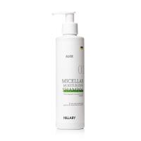 foto зволожувальний міцелярний шампунь для волосся hillary aloe micellar moisturizing shampoo, 250 мл