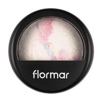 foto пудровий хайлайтер для обличчя flormar powder illuminator 001 morning star, 7 г