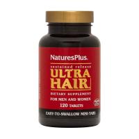 foto харчова добавка в таблетках naturesplus ultra hair ріст та оздоровлення волосся, 120 шт