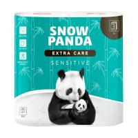 foto туалетний папір сніжна панда extra care sensitive тришаровий, 4 шт