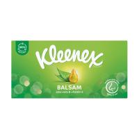 foto косметичні серветки kleenex balsam в коробці, 64 шт
