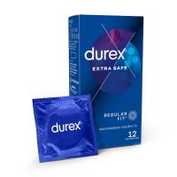 foto презервативи латексні з силіконовою змазкою durex®  extra safe (максимальна надійність), 12 шт