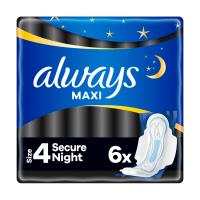 foto гігієнічні прокладки always maxi secure night розмір 4, 6 шт