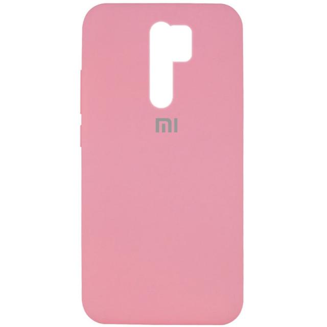 foto чохол silicone cover full protective (aa) для xiaomi redmi 9 (рожевий / pink)