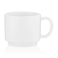 foto чашка кавова ardesto prato порцеляна, 100 мл (ar3626p)