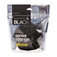 foto мочалка suavipiel black sense sponge чорна