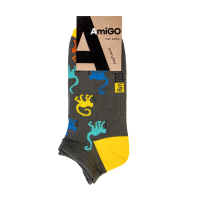 foto шкарпетки чоловічі amigo мавпи, розмір 27
