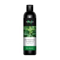 foto освіжальний шампунь natigo refreshing shampoo для жирного волосся, з кропивою, 300 мл