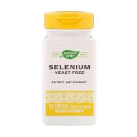 foto харчова добавка в капсулах nature's way selenium yeast free селен 200 мкг, 100 шт