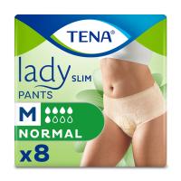foto урологічні труси жіночі tena lady slim pants normal, m (75-100 см), 8 шт
