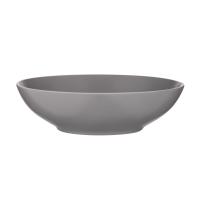 foto тарілка супова ardesto cremona керамічна, dusty grey, 20 см (ar2920grc)