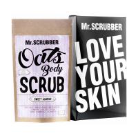foto скраб для тіла mr.scrubber oats body scrub з вівсяними пластівцями для чутливої шкіри, 200 г