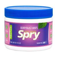 foto натуральні драже spry berryblast mints sugar free ягідний вибух та ксилітом, без цукру, 240 шт