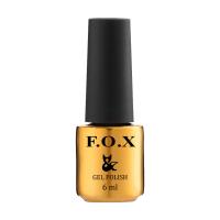 foto гель-лак для нігтів f.o.x gel polish gold pigment 101, 6 мл