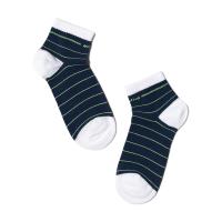 foto дитячі шкарпетки conte kids active 13с-34сп-314, темно-синій-салатовий, розмір 18