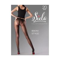 foto колготки жіночі siela collant collection bikini style, 20 den, nero, розмір 2