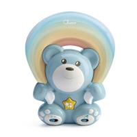 foto дитяча іграшка-проектор chicco ведмедик під веселкою, блакитний, від народження, 13*8.5*19 см (10474.20)