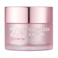 foto крем для обличчя tony moly 2x collagen capture cream, 50 мл