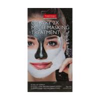 foto мультимаска-плівка для обличчя purederm galaxy 2х multi-masking treatment black & white, 2*6 г