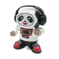 foto дитяча іграшка yg toys робот панда, на батарейках, світло і музика, в коробці, від 3 років (zr156-6)