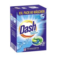foto капсули для прання dash alpen frische універсальні, 60 циклів прання, 60 шт