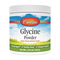 foto харчова добавка амінокислоти в порошку carlson labs glycine powder free form amino acid гліцин, 100 г