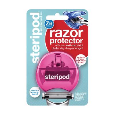 Podrobnoe foto захисний чохол для бритви steripod з цинковою антикорозійною смужкою, рожевий