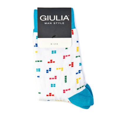 Podrobnoe foto шкарпетки чоловічі giulia msl-018 calzino bianco р.43-46