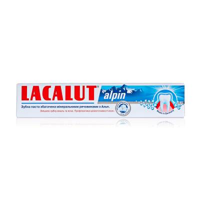 Podrobnoe foto зубна паста lacalut alpin, 75 мл