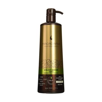 Podrobnoe foto шампунь для насиченого зволоження волосся macadamia professional ultra rich moisture shampoo, 1 л