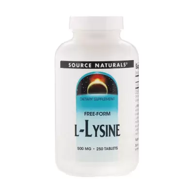 Podrobnoe foto дієтична добавка амінокислота в таблетках source naturals l-lysine l-лізин, 500 мг, 250 шт