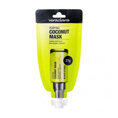 Podrobnoe foto маска-плівка для обличчя veraclara purifying coconut mask з екстрактом кокоса, 27 г