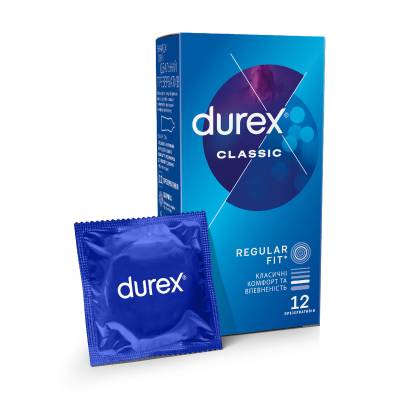 Podrobnoe foto презервативи латексні з силіконовою змазкою durex сlassic класичні, 12 шт