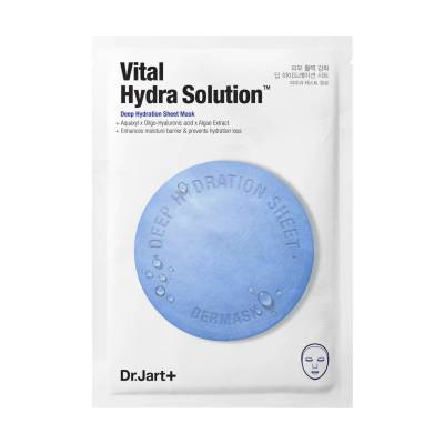 Podrobnoe foto тканинна маска для обличчя dr.jart + vital hydra solution зволожуальна, 30 г