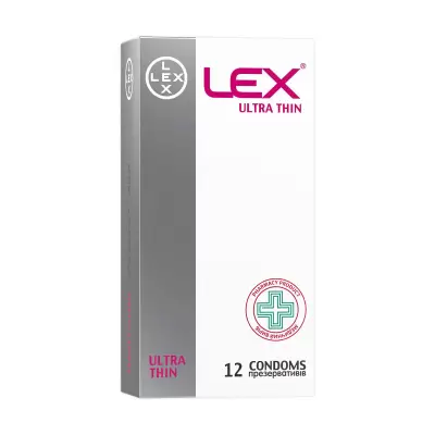 Podrobnoe foto презервативи lex ultra thin, 12 шт