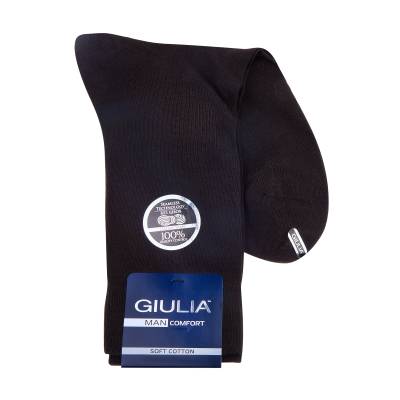Podrobnoe foto шкарпетки чоловічі giulia man comfort color, coffee, розмір 45-46