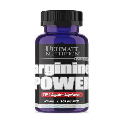 Podrobnoe foto харчова добавка амінокислоти в капсулах ultimate nutrition arginine power аргінін, 100 шт